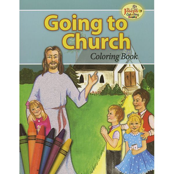 Going to Church Color Book