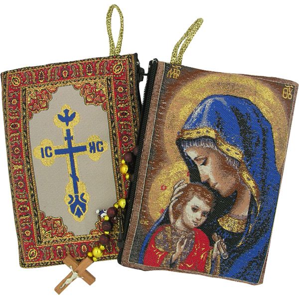 Madonna and Child Icon Pouch