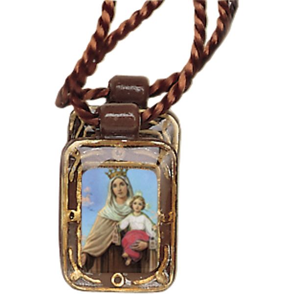 Our Lady of Mt Carmel Scapular Pendant