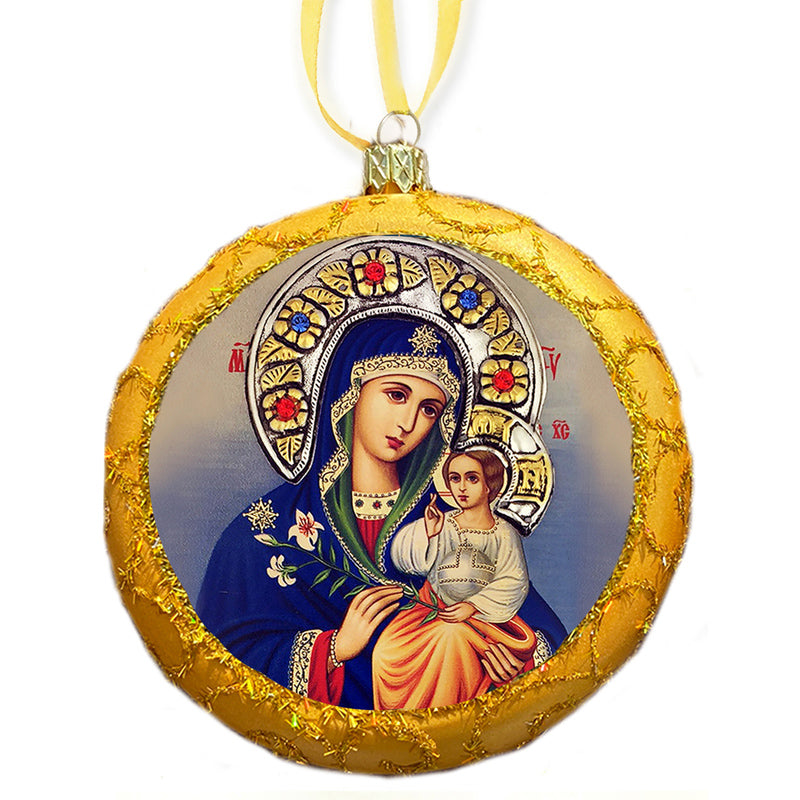 Mary Eternal Bloom Christmas Ornament