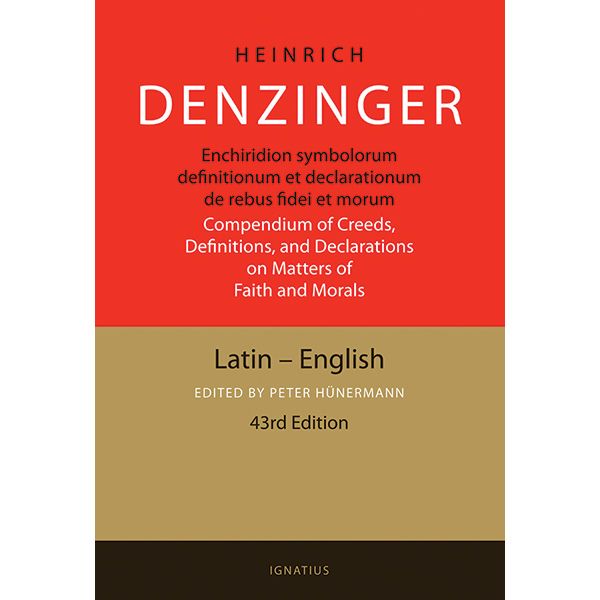 Denzinger: Enchiridion Symbolorum Latin-English