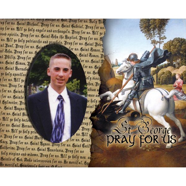 St George Pick Your Saint Confirmation Frame