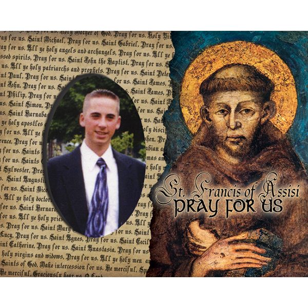 St Francis of Assisi Pick Your Saint Confirmation Frame