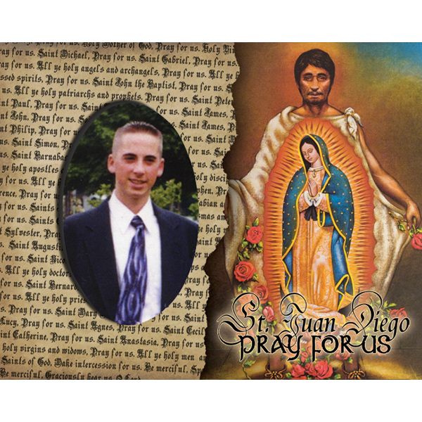 St Juan Diego Pick Your Saint Confirmation Frame