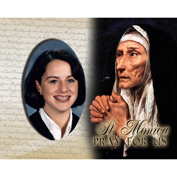 St Monica Pick Your Saint Confirmation Frame