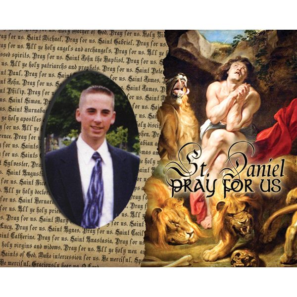 St Daniel Pick Your Saint Confirmation Frame