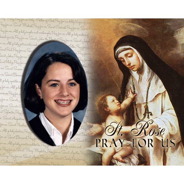 St Rose of Lima Pick Your Saint Confirmation Frame