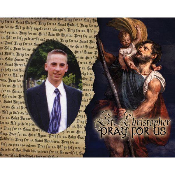 St Christopher Pick Your Saint Confirmation Frame