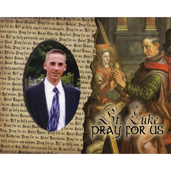 St Luke Pick Your Saint Confirmation Frame