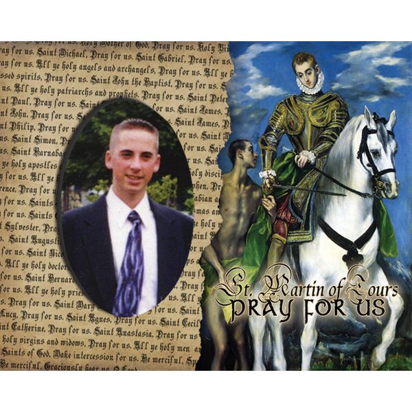 St Martin of Tours Pick Your Saint Confirmation Frame