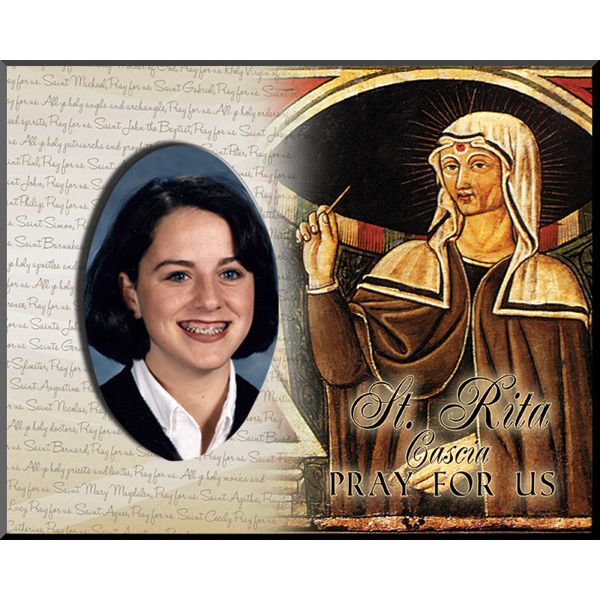 St Rita Cascia Pick Your Saint Confirmation Frame