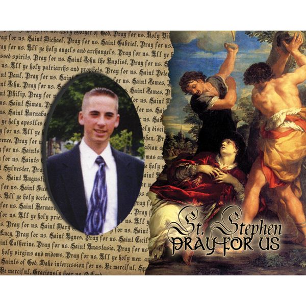 St Stephen Pick Your Saint Confirmation Frame