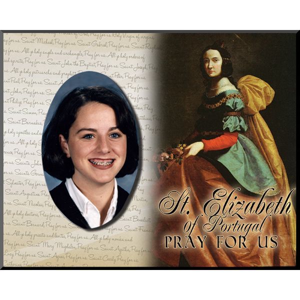 St Elizabeth of Portugal Pick Your Saint Confirmation Frame