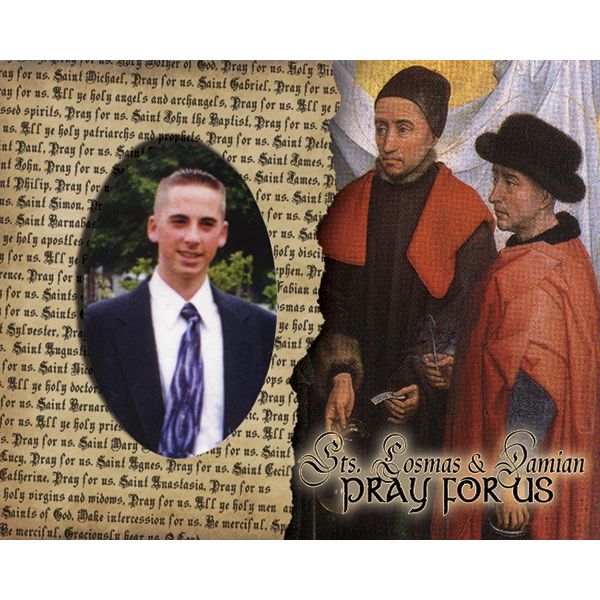 Sts Cosmas and Damian Pick Your Saint Confirmation Frame