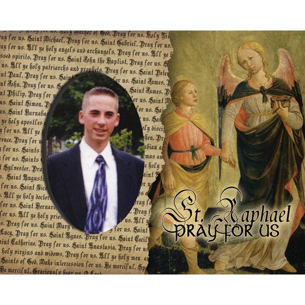 St Raphael Pick Your Saint Confirmation Frame