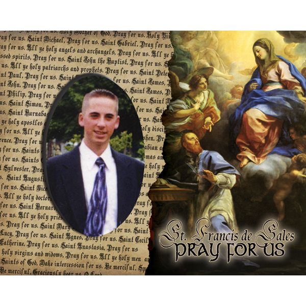 St Francis De Sales Pick Your Saint Confirmation Frame