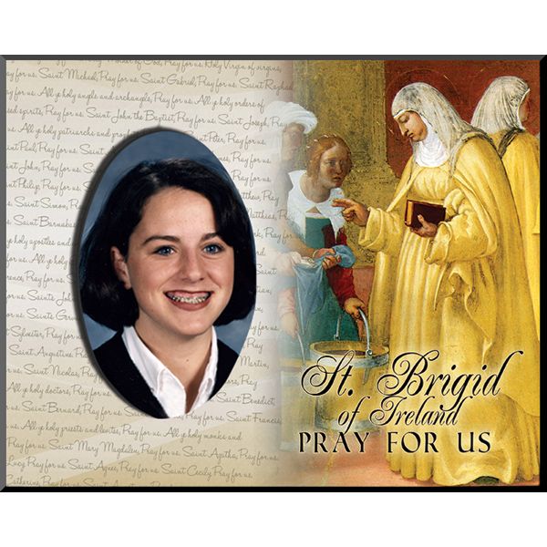 St Brigid of Ireland Pick Your Saint Confirmation Frame