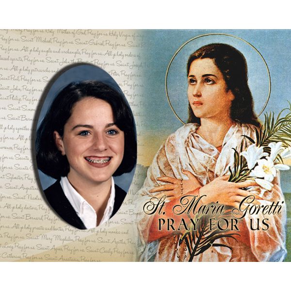 St Maria Goretti Pick Your Saint Confirmation Frame
