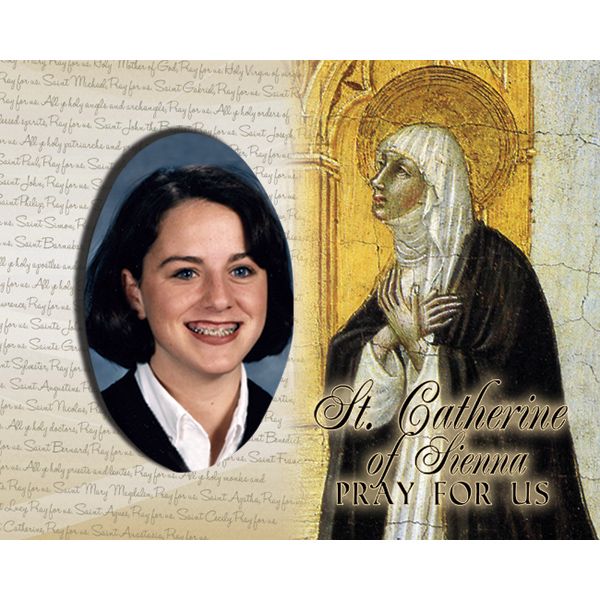 St Catherine of Sienna Pick Your Saint Confirmation Frame