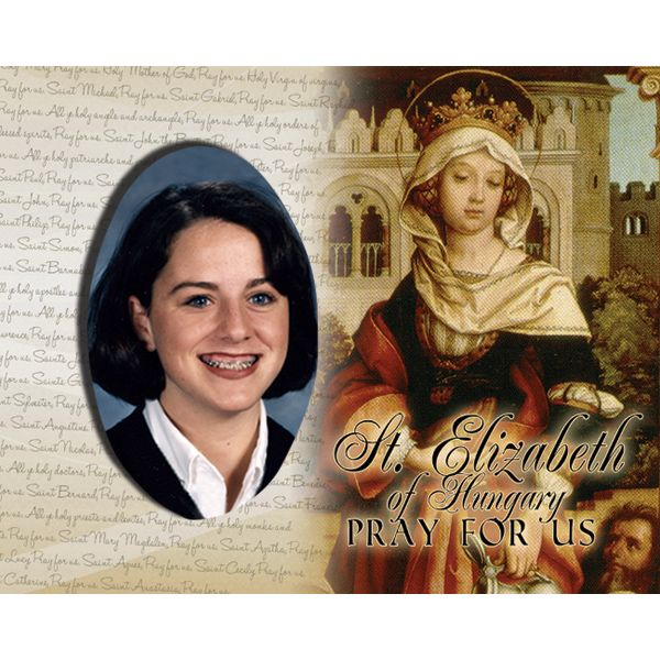 St Elizabeth of Hungary Pick Your Saint Confirmation Frame