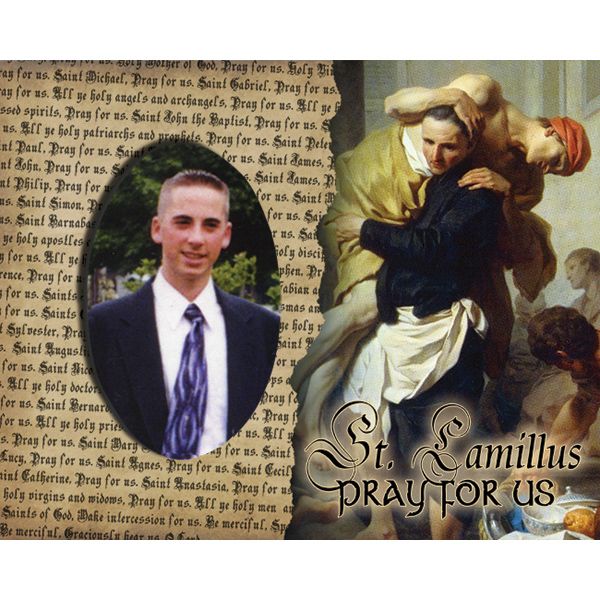 St Camillus Pick Your Saint Confirmation Frame