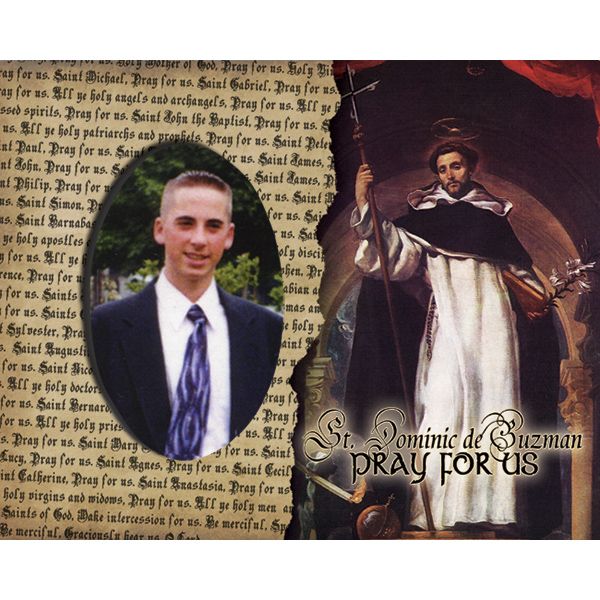 St Dominic Guzman Pick Your Saint Confirmation Frame