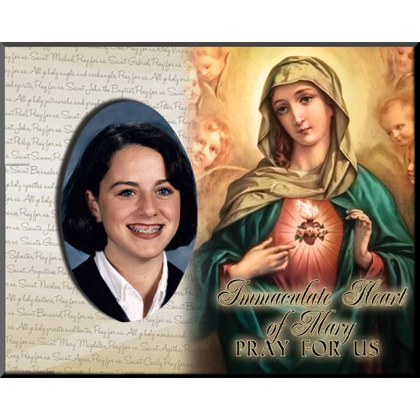 Immaculate Heart Pick Your Saint Confirmation Frame
