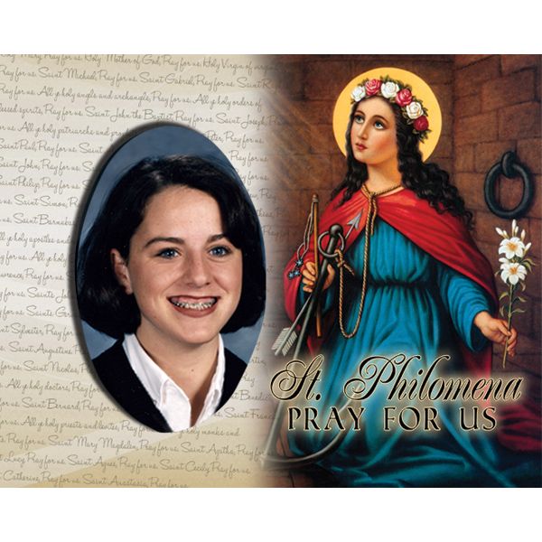 St Philomena Pick Your Saint Confirmation Frame