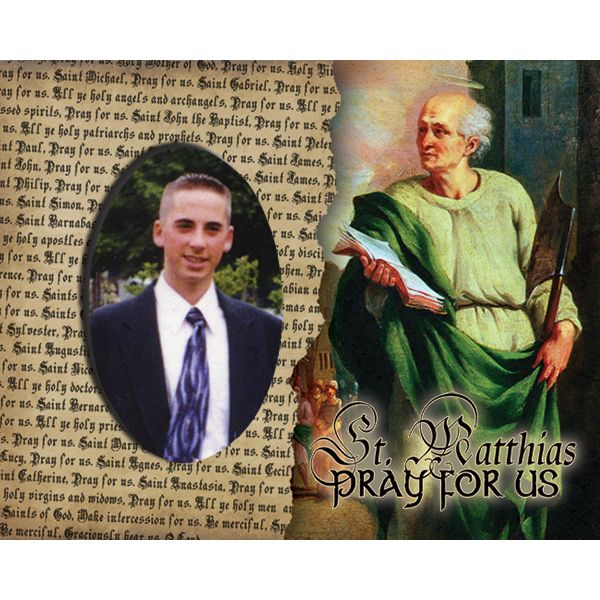 St Matthias Pick Your Saint Confirmation Frame
