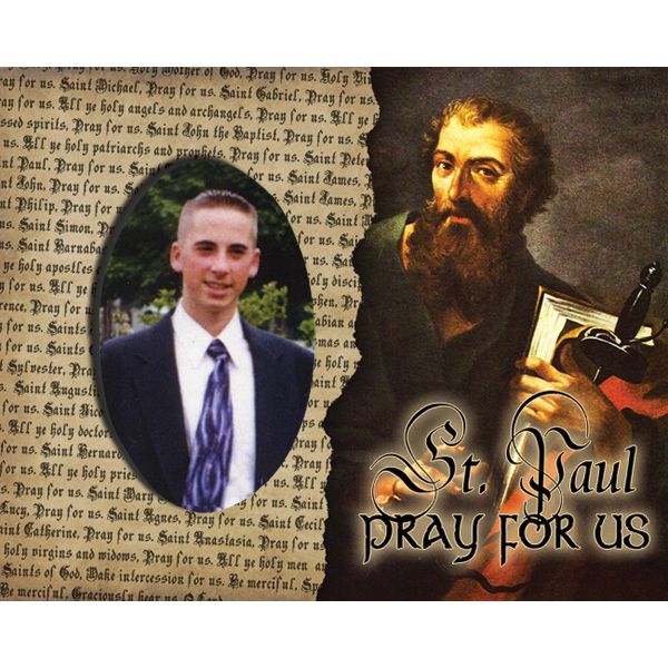 St Paul Pick Your Saint Confirmation Frame