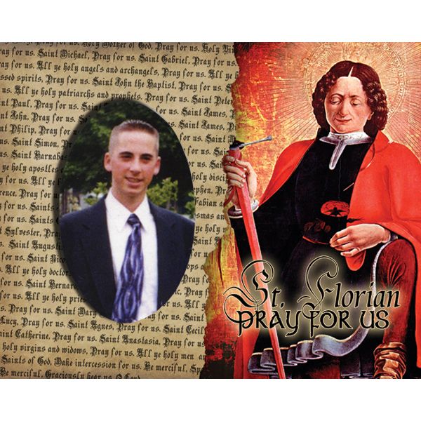 St Florian Pick Your Saint Confirmation Frame