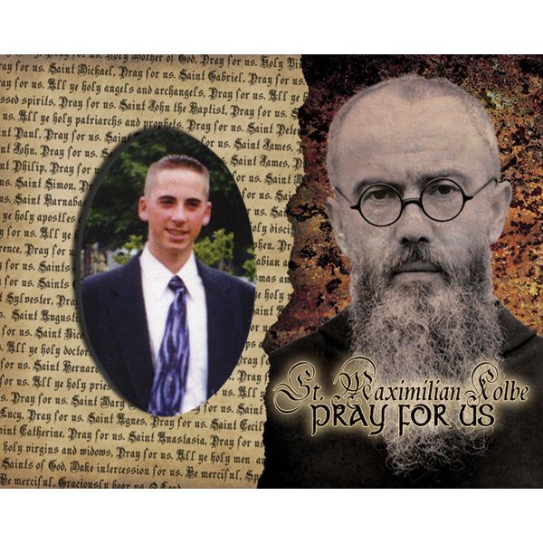 St Maximilian Kolbe Pick Your Saint Confirmation Frame