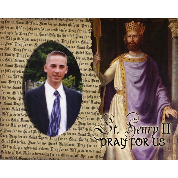 St Henry II Pick Your Saint Confirmation Frame