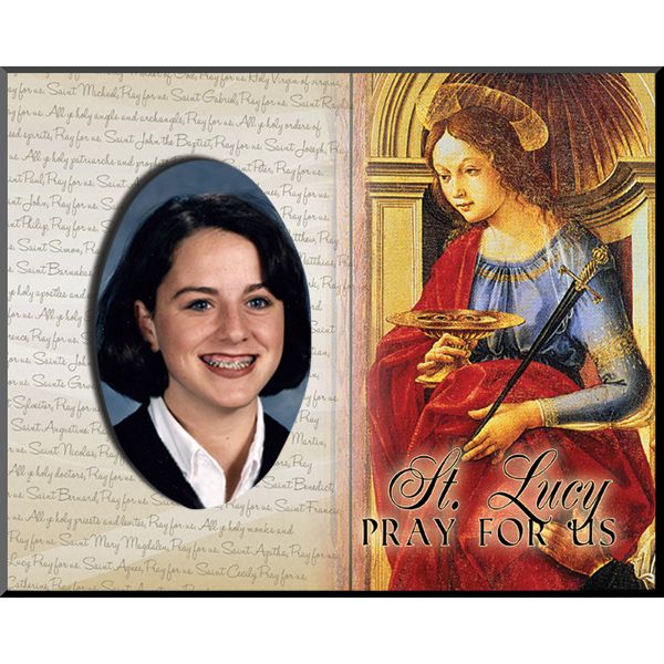 St Lucy Pick Your Saint Confirmation Frame
