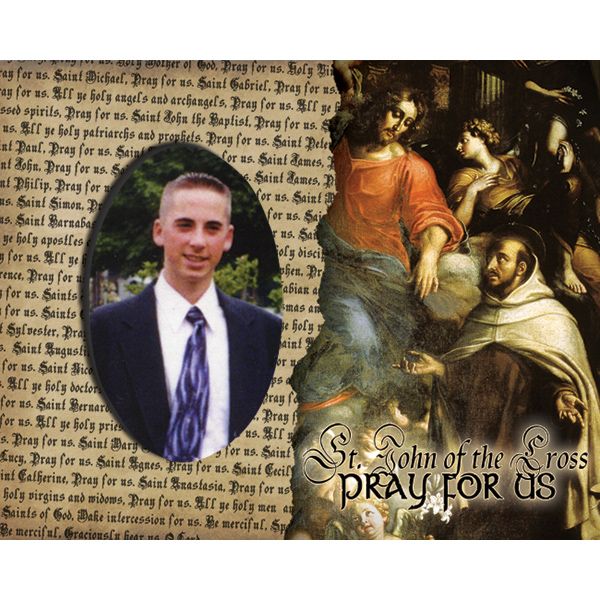 St John of the Cross Pick Your Saint Confirmation Frame