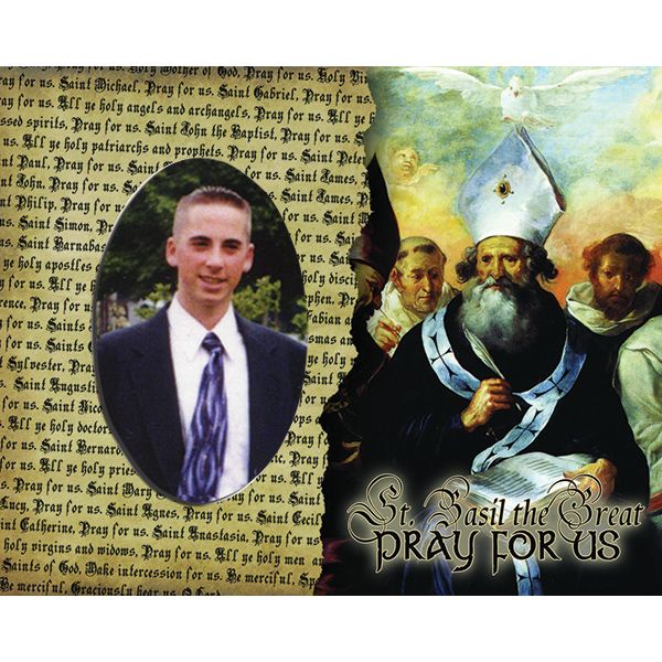 St Basil the Great Pick Your Saint Confirmation Frame
