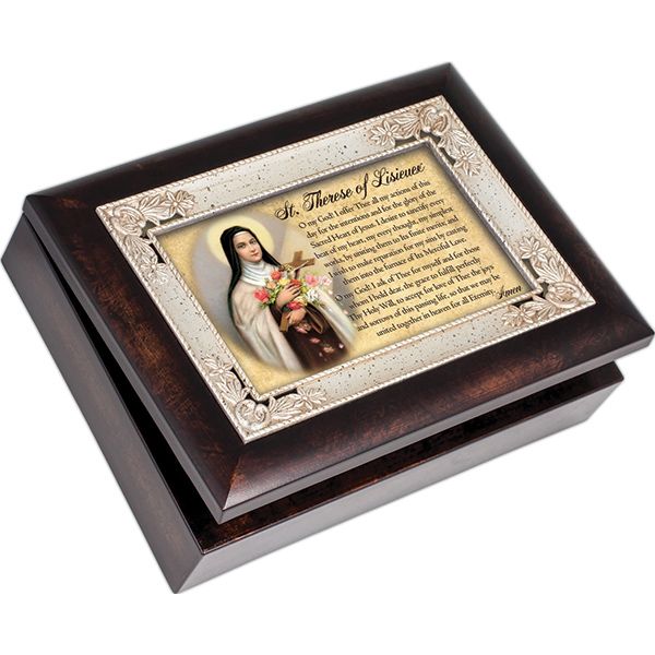 St Therese Italian Keepsake Music Box