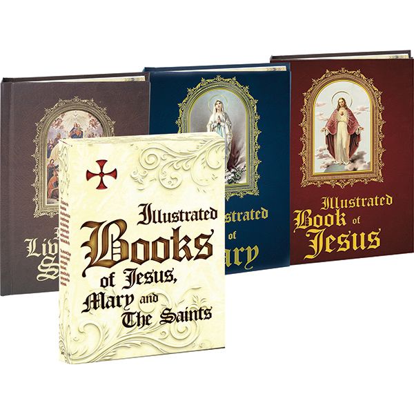 Illustrated Books of Jesus Mary and the Saints Set