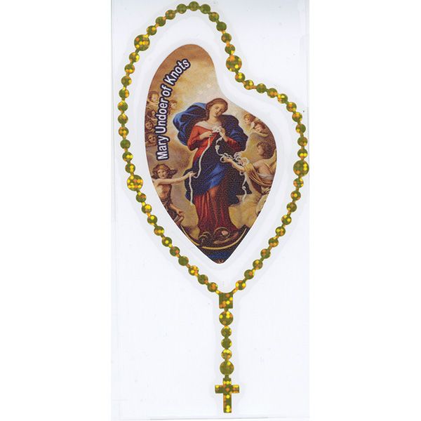 Mary Undoer of Knots Auto Sticker