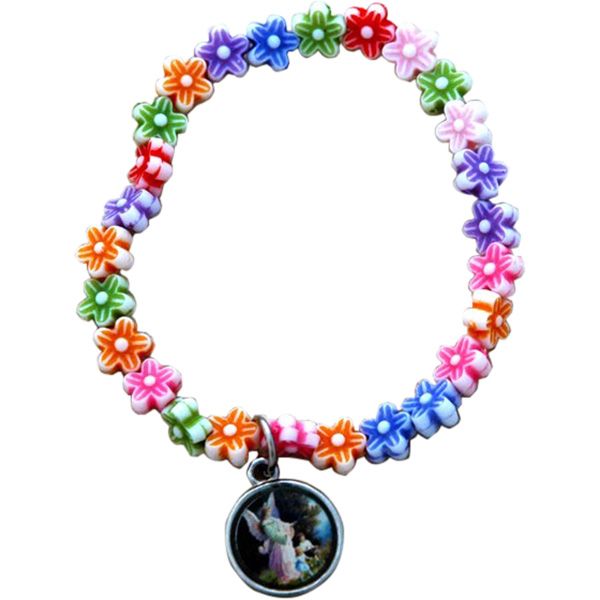 Children's Flower Guardian Angel Bracelet