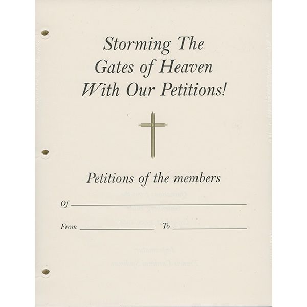 Petition-Intercession Refill Packet