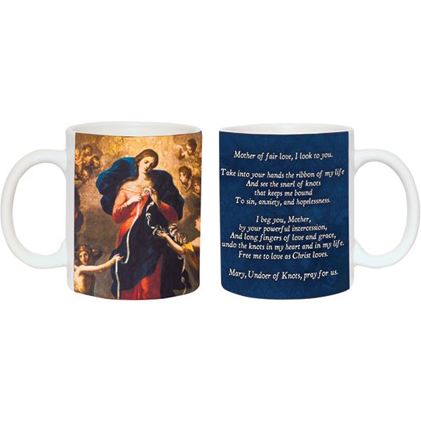 Mary Undoer of Knots Prayer Mug