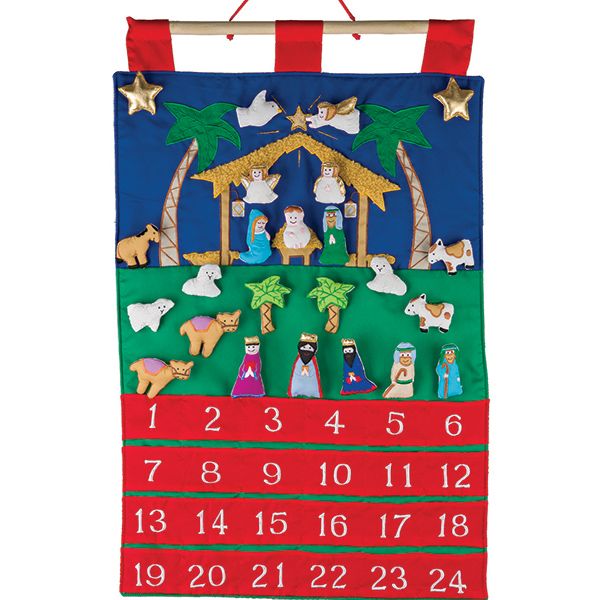 Nativity Fabric Advent Calendar