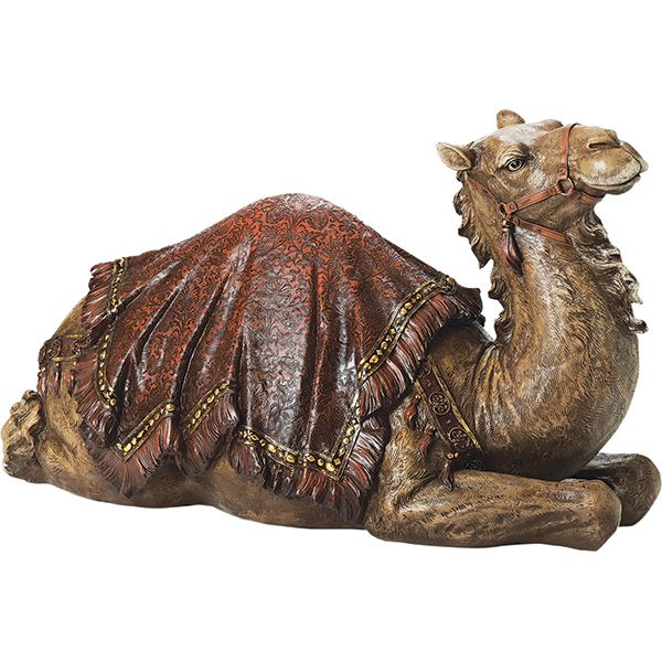Seated Camel 39" Scale Colored Nativity Figure