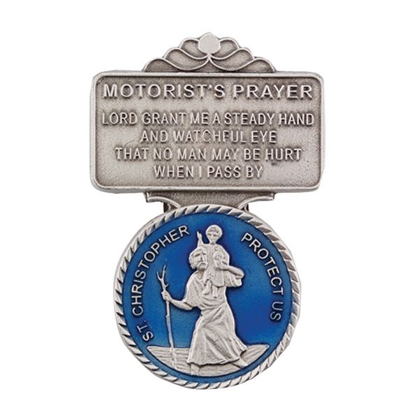 St Christopher Visor Clip