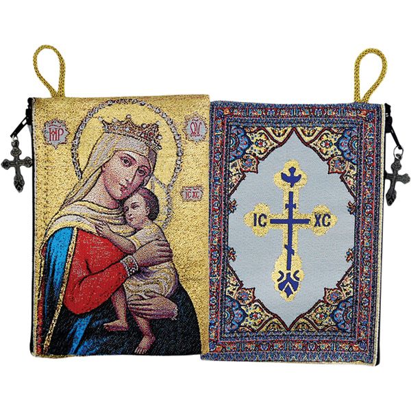 Virgin of Hope Tapestry Icon Pouch