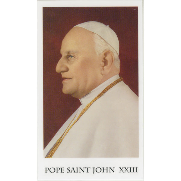 Pope St John XXIII Holycard