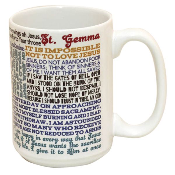 St Gemma Quotes Mug