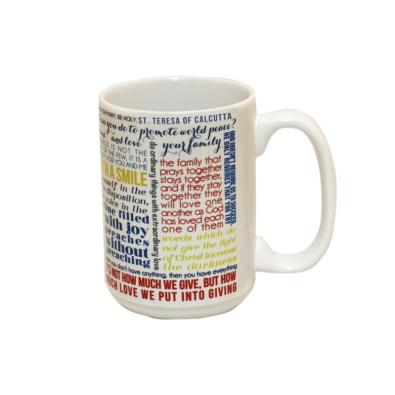 Saint Teresa of Calcutta Quotes Mug