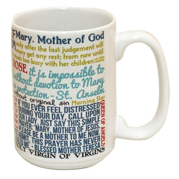 Mary Mother of God Quotes Mug